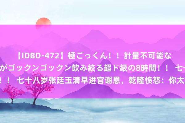 【IDBD-472】極ごっくん！！計量不可能な爆量ザーメンをS級女優がゴックンゴックン飲み絞る超ド級の8時間！！ 七十八岁张廷玉清早进宫谢恩，乾隆愤怒：你太不把我放在眼里了