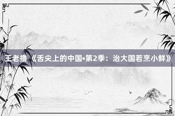 王老撸 《舌尖上的中国•第2季：治大国若烹小鲜》